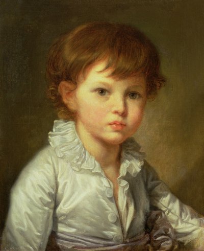 Retrato del Conde Stroganov como Niño, 1778 de Jean Baptiste Greuze